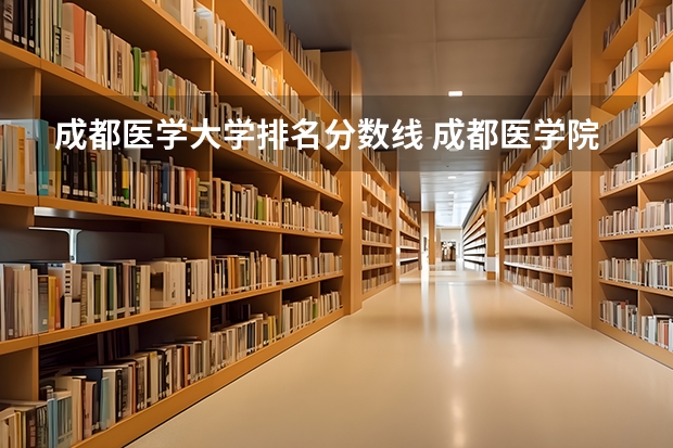 成都医学大学排名分数线 成都医学院各专业录取分数线