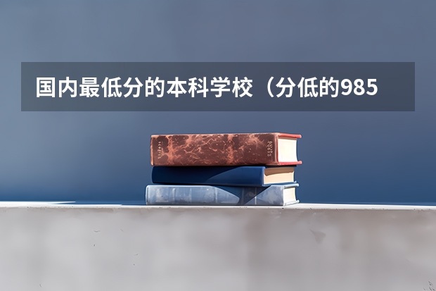 国内最低分的本科学校（分低的985院校）