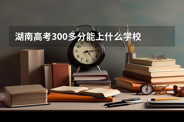 湖南高考300多分能上什么学校