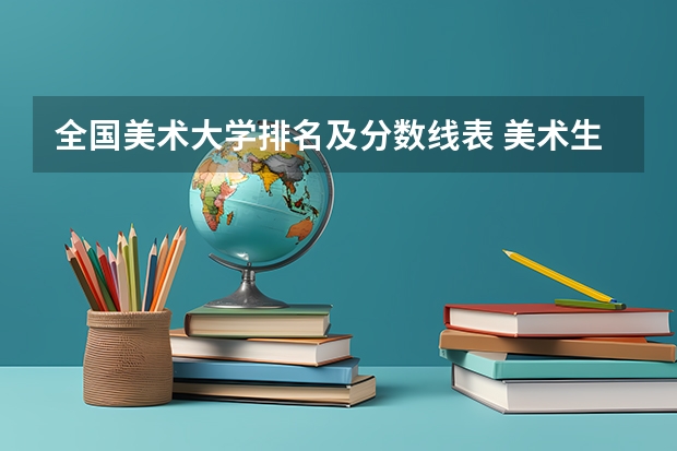 全国美术大学排名及分数线表 美术生报考学校排名及分数线