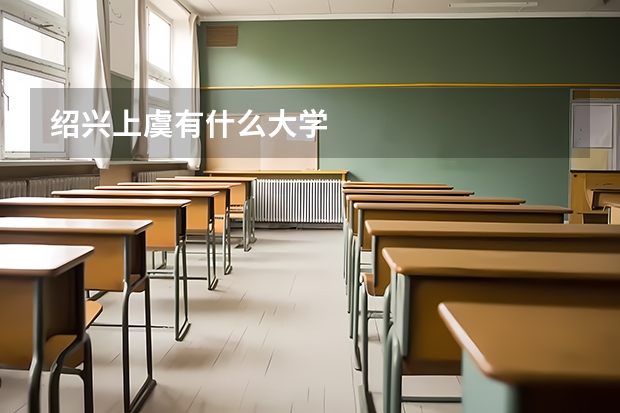 绍兴上虞有什么大学