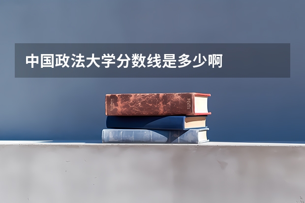 中国政法大学分数线是多少啊