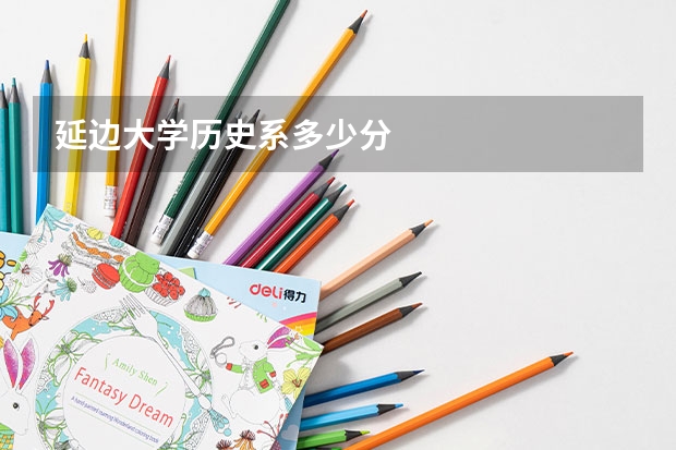 延边大学历史系多少分