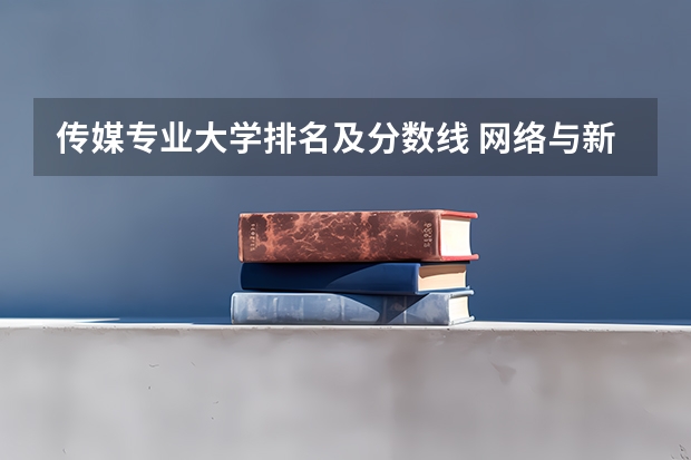 传媒专业大学排名及分数线 网络与新媒体专业录取分数线
