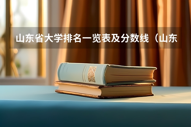 山东省大学排名一览表及分数线（山东高职院校排行榜及录取线）