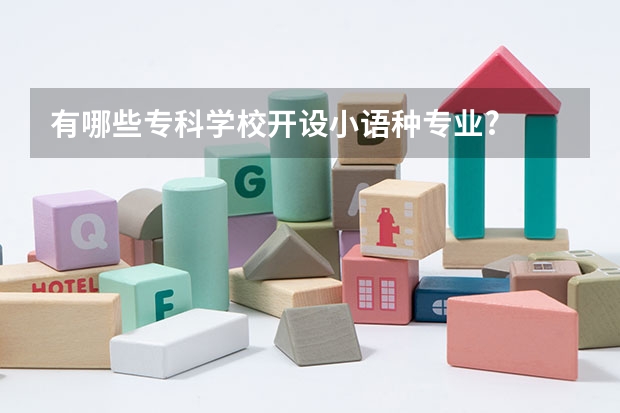 有哪些专科学校开设小语种专业?