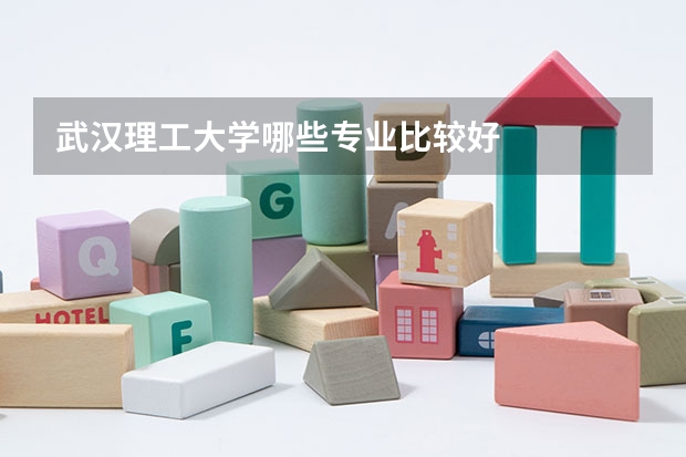 武汉理工大学哪些专业比较好