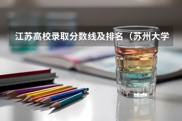 江苏高校录取分数线及排名（苏州大学上海分数线）