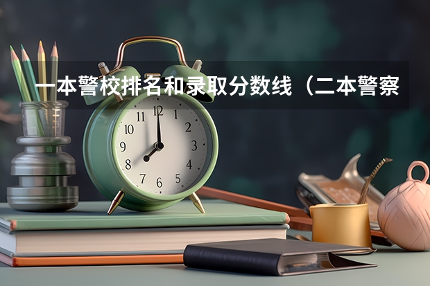 一本警校排名和录取分数线（二本警察学院排名及分数线）