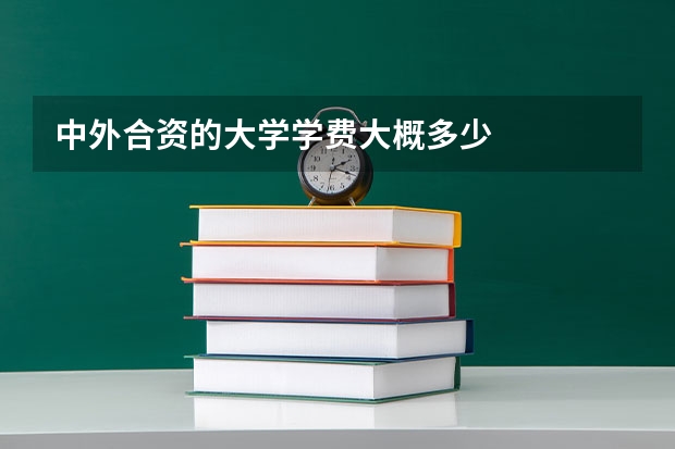 中外合资的大学学费大概多少