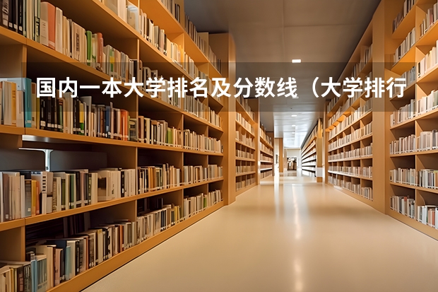 国内一本大学排名及分数线（大学排行榜及录取分数线）