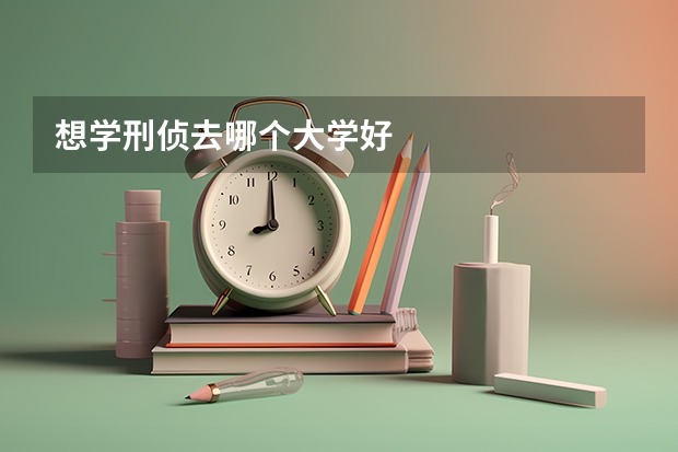 想学刑侦去哪个大学好
