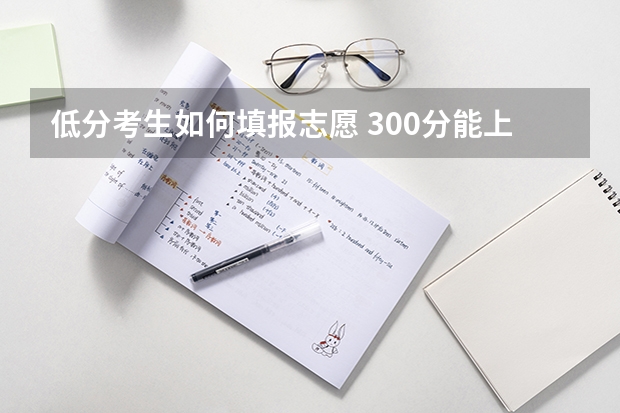 低分考生如何填报志愿 300分能上哪些大学