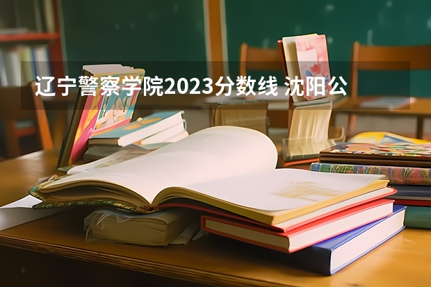 辽宁警察学院2023分数线 沈阳公安大学录取分数线2023