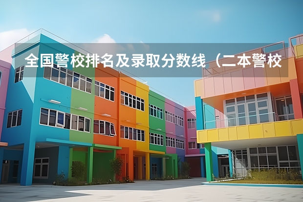 全国警校排名及录取分数线（二本警校排名一览表）