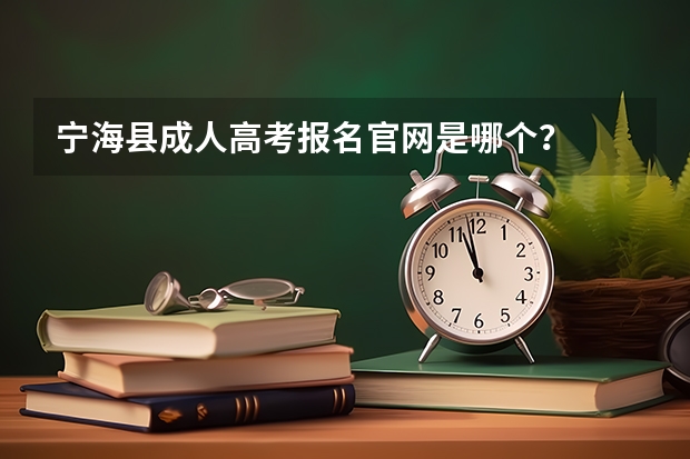 宁海县成人高考报名官网是哪个?