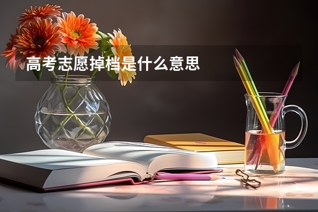 高考志愿掉档是什么意思