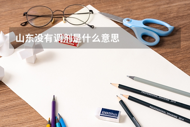 山东没有调剂是什么意思
