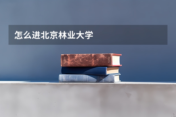 怎么进北京林业大学