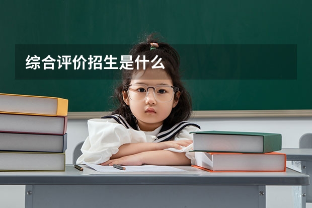 综合评价招生是什么