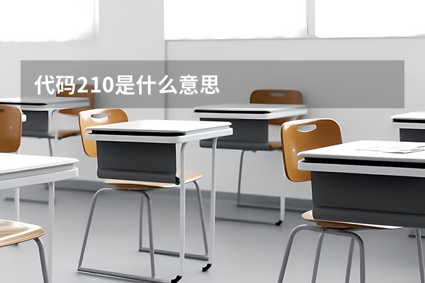 代码210是什么意思