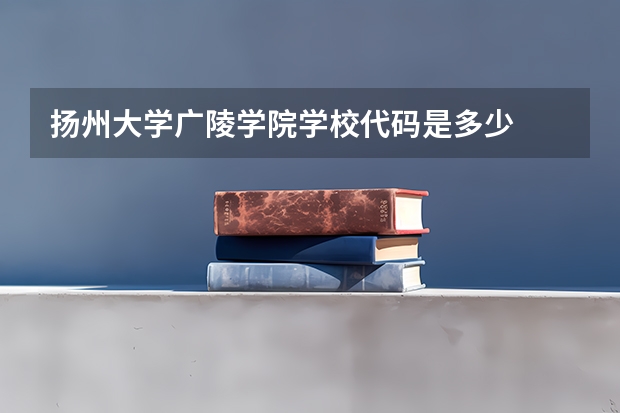 扬州大学广陵学院学校代码是多少
