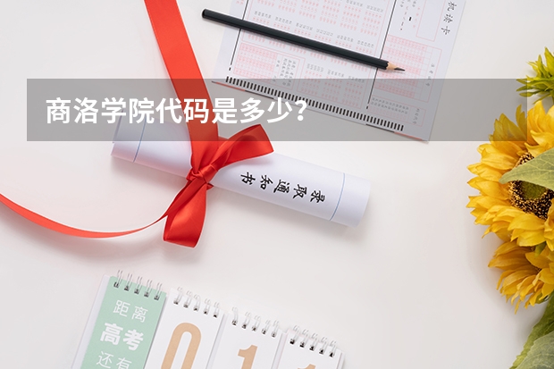 商洛学院代码是多少？