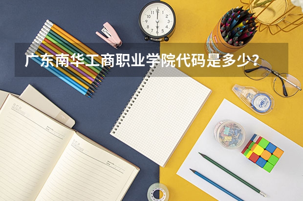 广东南华工商职业学院代码是多少？