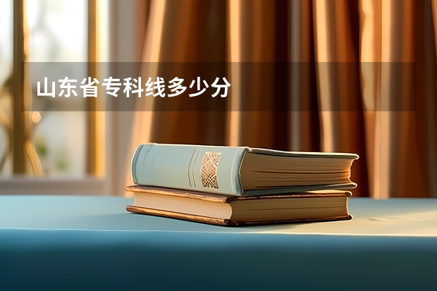 山东省专科线多少分