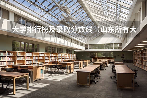 大学排行榜及录取分数线（山东所有大学排名及录取分数线）